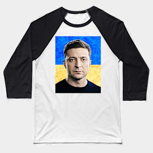 Volodymyr Zelenskyy Graphic Poster Ukrainian President Art Print Baseball T-Shirt